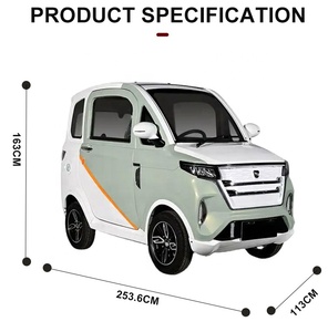 Scooter Eléctrico con Cabina, Mini Vehículo con Cabina Completamente Cerrada, Scooter de Movilidad con Cabina, Cabinato Electro para Discapacitados - Product Image 6