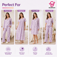 Tela de algodón estampada, impresión digital personalizada, tela ligera y suave para pijamas, ropa de dormir, marca OEM