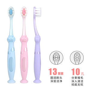 Brosse à dents pour enfants Sanfeng en forme de patte de chat, poils doux en nylon, couleur personnalisable, usage domestique, OEM ODM - Product Image 3