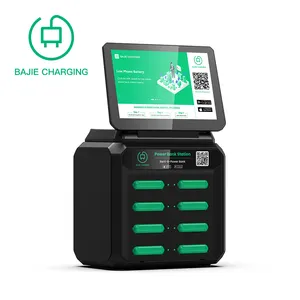 Bajie New Launched Popular Charging Kiosk Shared Power Bank Business Battery Vending Machine