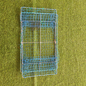 Customized Commercial Square Metal Frame Crab Trap <strong>Pot</strong> Net Bait PE Material <strong>for</strong> <strong>Lobster</strong> and Fish Aquaculture <strong>Sales</strong> - Product Image 3