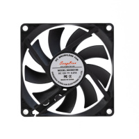 Ventilateur à haute pression statique 80x80x20/25/38mm 12V 24V 48V 110V 220V sans balais 2 fils 3 fils 4 fils pour système de refroidissement de boîtier PC et serveur