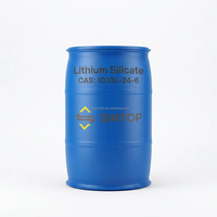 Densifiant durcisseur scellant liquide pour béton à base de silicate de lithium, module 4.8, solution Li2SiO3, silicate de lithium CAS 10102-24-6