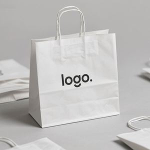 Bolsa de Papel Kraft Personalizada al por Mayor, Bolsa de Regalo para Compras, Empaque - Product Image 1