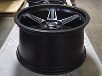 Mingyue 20X9.5J 20X11J 22 pouces PCD5X115 formation de flux roue de voiture de tourisme noire adaptée pour 2024 2025 Dodge Challenger chargeur SRT