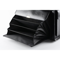 Hot Selling Business Document Aluminium Laptop Case Sac en cuir souple avec une grande durabilité