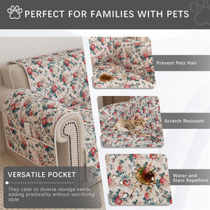 Meilleure Vente <span class=keywords><strong>Housse</strong></span> <span class=keywords><strong>de</strong></span> Canapé <span class=keywords><strong>3</strong></span> Places Douce, Imperméable, Anti-Rayures, Lavable, pour Hôtels, Protection Durable des Meubles - Product Image 5