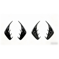 Ailerons de pare-chocs arrière noir brillant pour BMW Série 3 G20 G21 320i 325i 330i M Sport 2019-2022 Accessoires de voiture