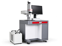 Machine de marquage laser UV de table 3W 355nm, marqueur laser froid pour le marquage de plastique, de circuits imprimés et de codes QR
