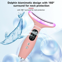 Masseur électrique pour le cou à 7 modes chaud/froid personnalisé, appareil de lifting du visage à micro-courant, masseur électrique pour le cou pour usage domestique
