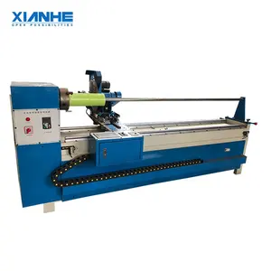 Fully automatic fabric roll slitting press strip cutting machine