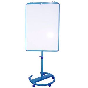 Tableau blanc magnétique mobile en verre trempé, réglable en hauteur, effaçable à sec, avec support, 70x100cm jusqu'à 180cm - Product Image 5