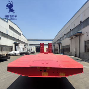 Semi-<span class=keywords><strong>remorque</strong></span> plateau neuve 3 ou 4 essieux pour camion, transport de marchandises, conteneurs 20ft, 24ft, 40ft, 53ft, 40 pieds, semi-<span class=keywords><strong>remorque</strong></span> plateau d'occasion à vendre - Product Image 2