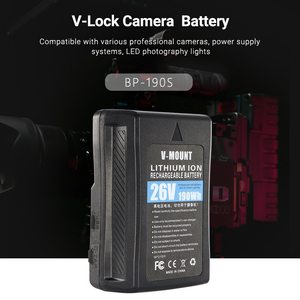 MAN BP-190S-26V V-lock batteria ricaricabile agli ioni di litio 26V, 13000mah, 190wh fotocamera nero CE, custodia nera per telefono cellulare - Product Image 2
