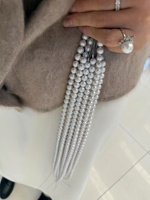 Collier de perles de haute qualité, diamètre 10-12 mm, parfaitement rondes, avec de petits défauts, perles Edison provenant d'huîtres.