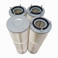 Filtre à poussière industriel en polyester pour usine de ciment, remplacement de filtre pour équipement de nettoyage de conduits d'air