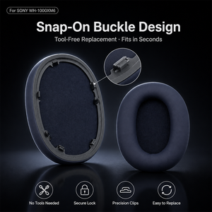 Almohadillas de repuesto a granel para auriculares Sony WH-1000XM6, almohadillas de cuero proteico, cojines de repuesto para auriculares, disponibles en stock. - Product Image 5