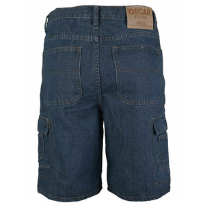 Short Cargo en coton pour hommes, vêtement Denim, décontracté, à poches multiples, coupe décontractée, jean de lavage, haute qualité - Product Image 5