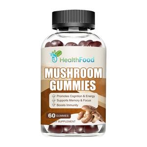Las gomitas de hongos más populares contienen Reishi con Melena de León que ayudan a apoyar la función cognitiva y mejorar la concentración y la memoria. - Product Image 1