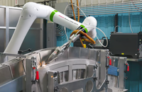 Bras robotique collaboratif FANUC CRX-10iA à 6 axes haute efficacité pour le soudage industriel MIG TIG