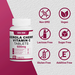 OEM/ODM ผลิตภัณฑ์เสริมอาหารสารสกัดจากธรรมชาติ วิตามินซีจากผลอะเซโรลาชนิดเม็ด สำหรับผู้ชายและผู้หญิง - Product Image 3