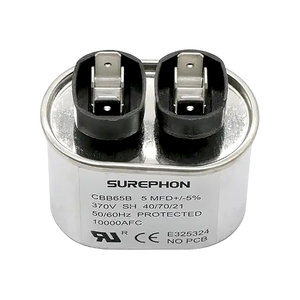 Sản xuất tụ điện với TUV CE CQC giấy chứng nhận cbb65 tụ 50 + 5uF OEM biểu tượng tùy chỉnh và đóng gói - Product Image 6