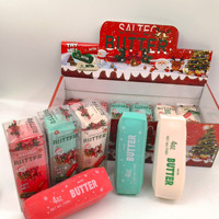 Nouvel Arrivage en Gros : Jouet Anti-Stress Extensible et Moelleux en Forme de Bâton de Beurre, Effet Marbré Arc-en-ciel, Idéal pour Noël