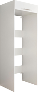 Meuble de rangement multifonctionnel moderne en bois pour lave-<span class=keywords><strong>linge</strong></span> et sèche-<span class=keywords><strong>linge</strong></span>, montage facile pour salle de bain et cuisine - Product Image 4
