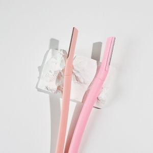 Outils de maquillage beauté, taille mini pour voyage, tondeuse à sourcils pour femmes, rasoir pour poils du visage, épilation partielle des sourcils avec capuchon de sécurité - Product Image 2