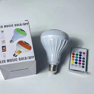 E27 RGB Thông Minh Màu Xanh Răng Loa Âm Nhạc Đầy Màu Sắc Ánh Sáng Sân Khấu Bóng Đèn Điều Khiển Từ Xa 12W LED Thay Đổi Độ Sáng Bóng Đèn Cho Đảng Nhà - Product Image 2