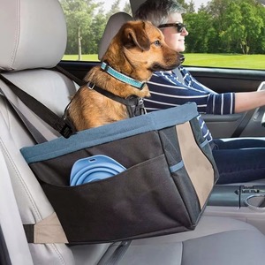Siège rehausseur pour animaux de compagnie pour voiture, pour chiens ou chats, siège de voiture avant ou arrière, transporteur de voyage pour animaux de compagnie - Product Image 4