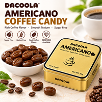 Bonbons au café sans sucre, comprimés à croquer à l'espresso, bonbons énergétiques rafraîchissants, emballés individuellement, halal, fabrication sur mesure
