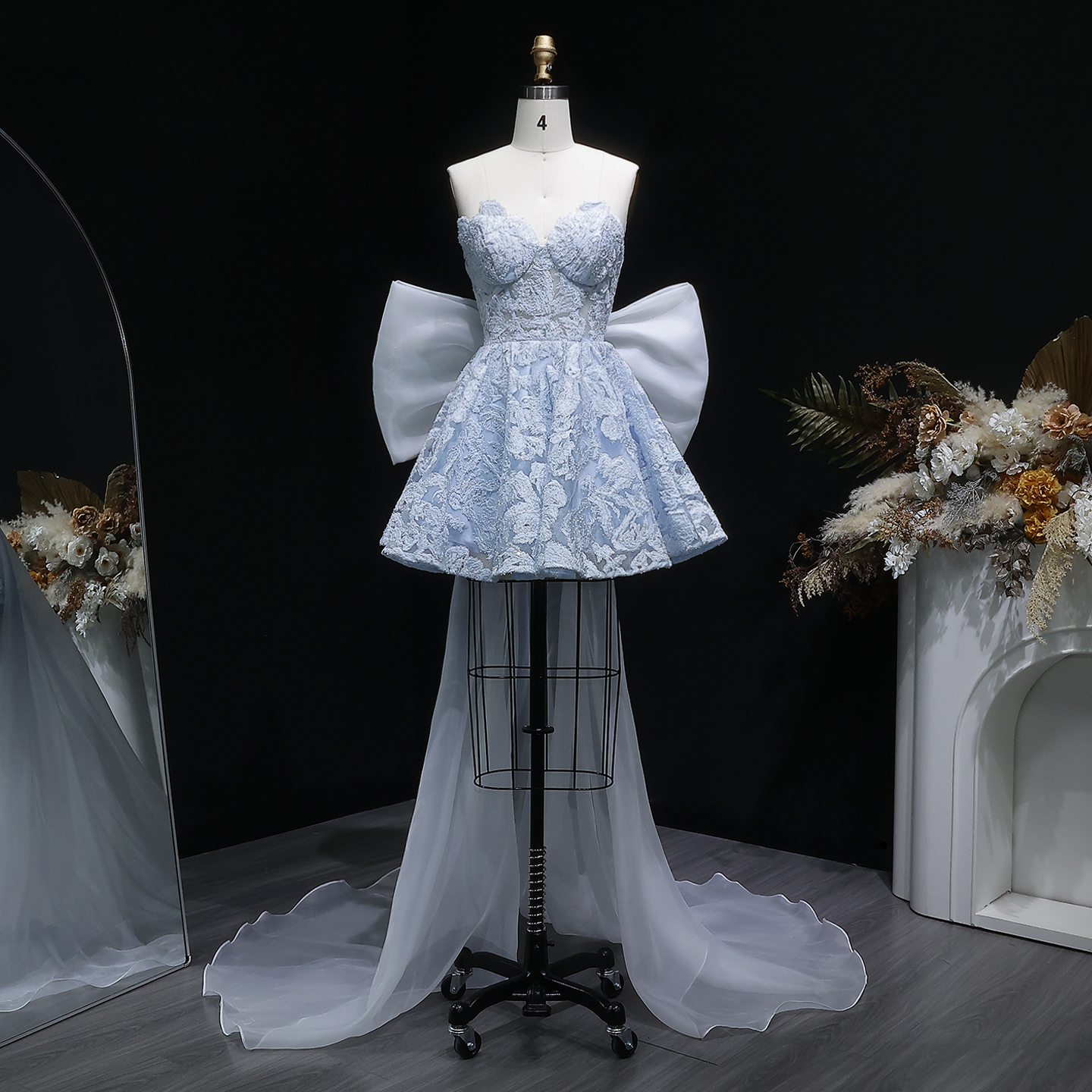 Buy In Bulk Short Dress With Long Train Lace Decorated Design | Alibaba.com Buy In Bulk Short Dress With Long Train Lace Decorated Design | Alibaba.com