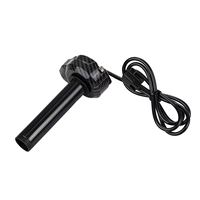 Kit de poignée de guidon avec tube d'accélérateur rotatif Sur-Ron Light Bee X S LBX en aluminium CNC noir 22mm 7/8" pour moto tout-terrain, prêt à être expédié