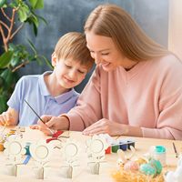 8 Estilos de Marcos de Fotos de Madera sin Pintar para Manualidades, Soporte de Madera Natural para Macetas con Flores, Portafotos de Mesa, Manualidades para Niños