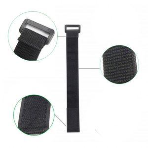 XMQX QX-EHL Soft Flexible Elastic Hook Loop Fastener (Black) for MP3 <b>Wrist</b> <b>Strap</b> Sports Cable Management-Polyester/Elastic - Product Image 4
