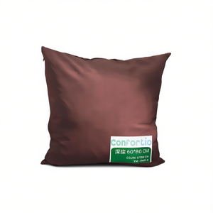 Tissu élastique haut de gamme Cojin Stretch marron foncé 60*60 pour sièges et coussins - Product Image 1