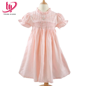 Conjunto de Ropa para Niñas con Bordado a Mano de Primera Calidad, Ropa Infantil de Algodón de Boutique, Venta al por Mayor, Ropa Infantil con Bordado a Mano, Proveedor de Vietnam - Product Image 1