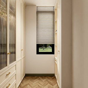 Armoire de chambre à coucher en bois massif traditionnelle, design écologique, grande capacité de rangement, autoportante, 5+ tiroirs, 6 étagères - Product Image 2