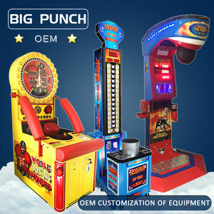 Machine de jeu de combat de boxe électronique de luxe à monnayeur, avec tickets de rédemption de grande valeur, garantie 1 an, en métal premium, version anglaise - Product Image 1