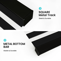Stores zébrés en stock, prêts à être expédiés, contrôle de la lumière jour et nuit, stores en tissu pour la maison et le bureau