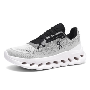 <span class=keywords><strong>Zapatillas</strong></span> Deportivas de Punto con Cordones y Logotipo Personalizado al por Mayor de Fábrica Oneslon, <span class=keywords><strong>Zapatillas</strong></span> Casuales para Hombre - Product Image 1
