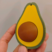 Groothandel Grensoverschrijdende Nieuwe 3D-geprinte Avocado Fruit Decompressie Hangertje Tasdecoratie Clickers Stressverlichtende Speelgoed