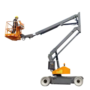 Construction Equipment 12m 14m Compact Mini Small Lift Pick Up Cherry Picker Articulated Boom Lifts