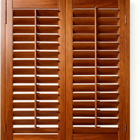 Volets en Faux Bois Écologiques au Design Moderne Faciles à Nettoyer, avec Tringle Inclinable Cachée, Occultants et Ignifuges pour Fenêtres de Chambre