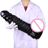 Dildo de Simulación Extra Grande y Grueso, Tapón Anal con Rosca Grande para Fácil Inserción, Masturbación Femenina, Pene Grande