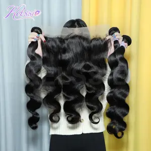 Drop Shipping Now Super Thin HD Transparent 13x4 13X6 Lace Frontal Bundles With Closure 4x4 5x5 6x6 Lace Closure With Baby Hair