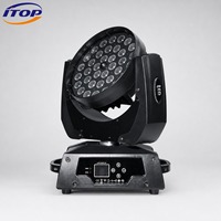 Projecteur LED DMX512 12W à tête mobile WLS-YR36 Spot Beam Wash pour arènes, stades, scènes et événements