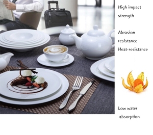 <span class=keywords><strong>Platos</strong></span> <span class=keywords><strong>y</strong></span> vajilla de cerámica con mango de cerámica para uso diario, para Hotel, boda, restaurante - Product Image 3