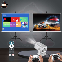 HCS350 Max Gaming Android 11 LED Projecteur de cinéma 1000 Ansi Beam Light 1 + 8G Allwinner H713 3D HD FHD 4K Max Mini projecteur